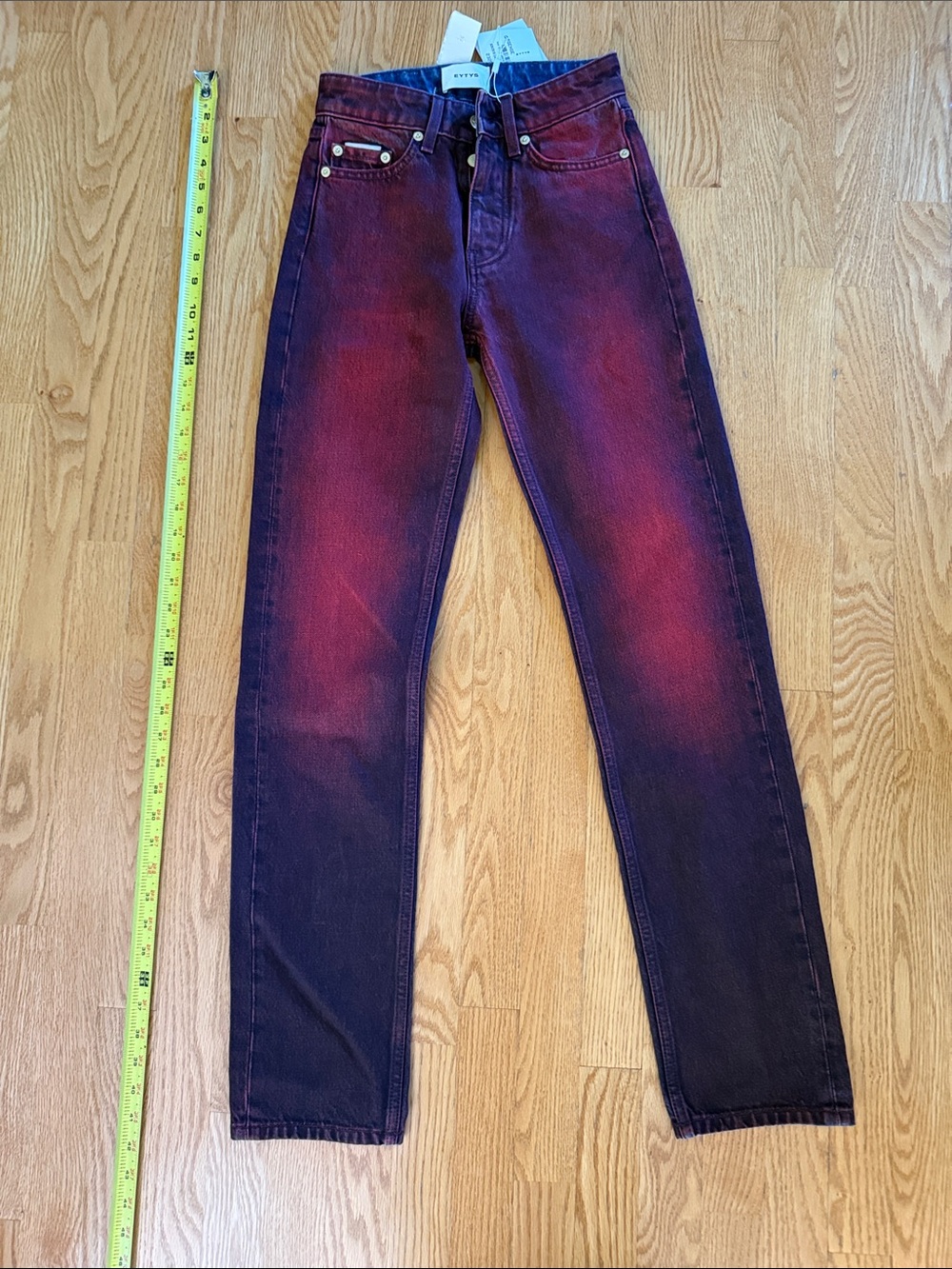 Eytys Women's Straight Fit Jeans in Lava